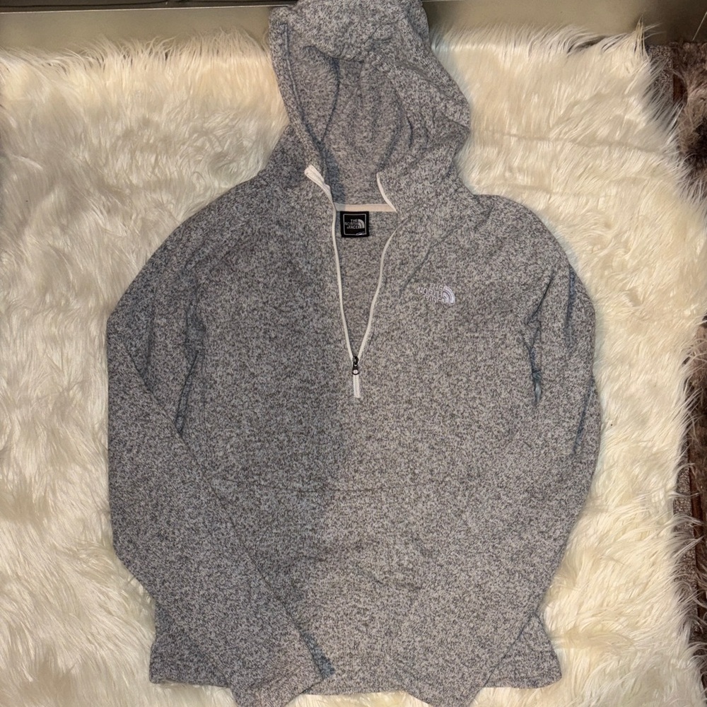 The North Face Gray Zip-Up Men's Sweater